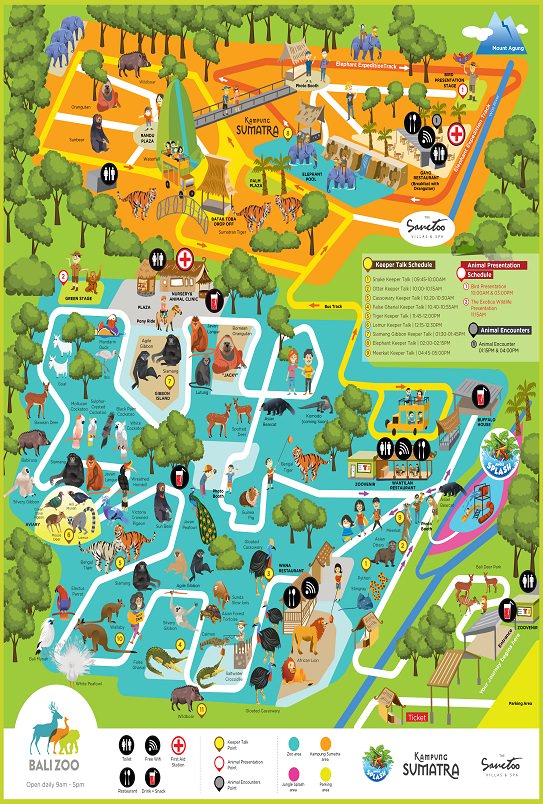 【峇里島】Bali Zoo地圖