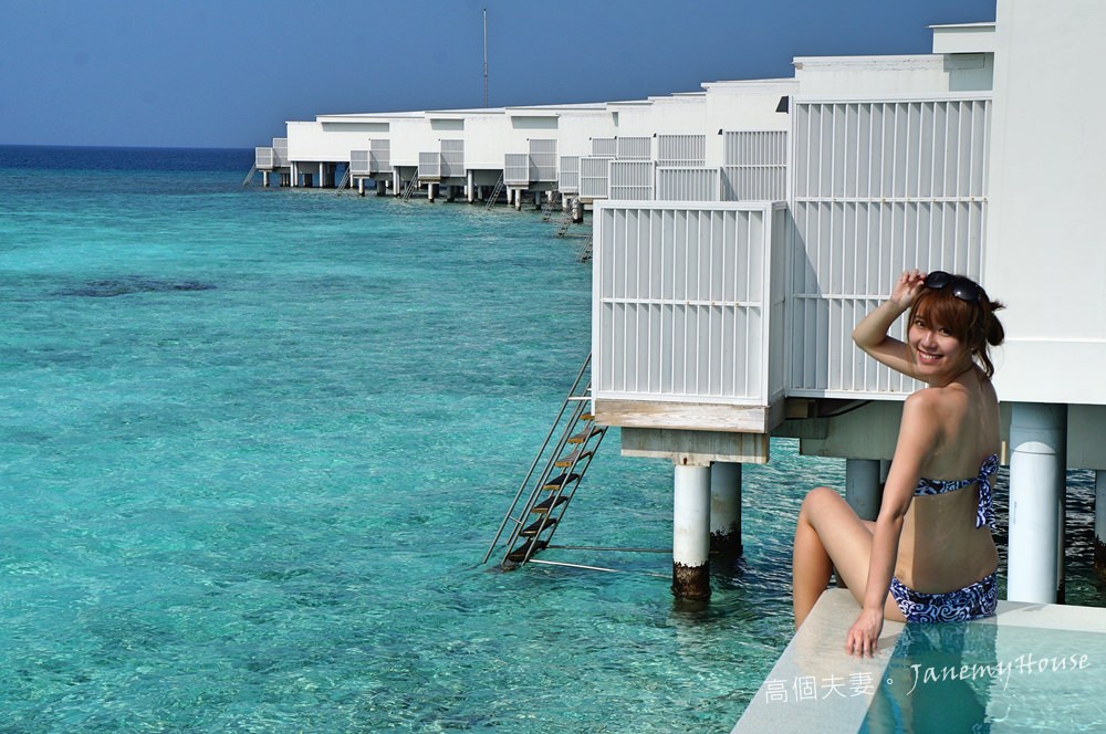 【馬爾地夫蜜月】Amilla Fushi Resort，藍白如仙境般的超大珊瑚礁泳池水上屋