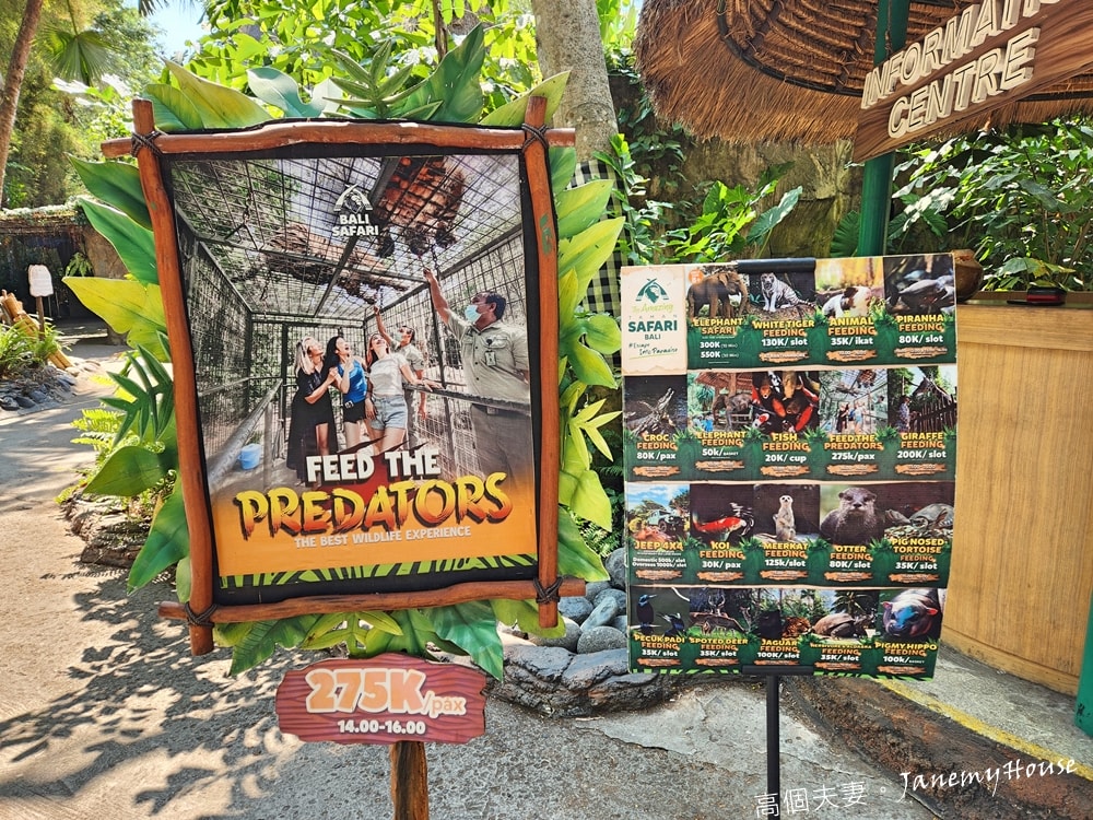 【峇里島】動物園Bali Safari，推薦親子遊必去景點，和獅子一起午餐！